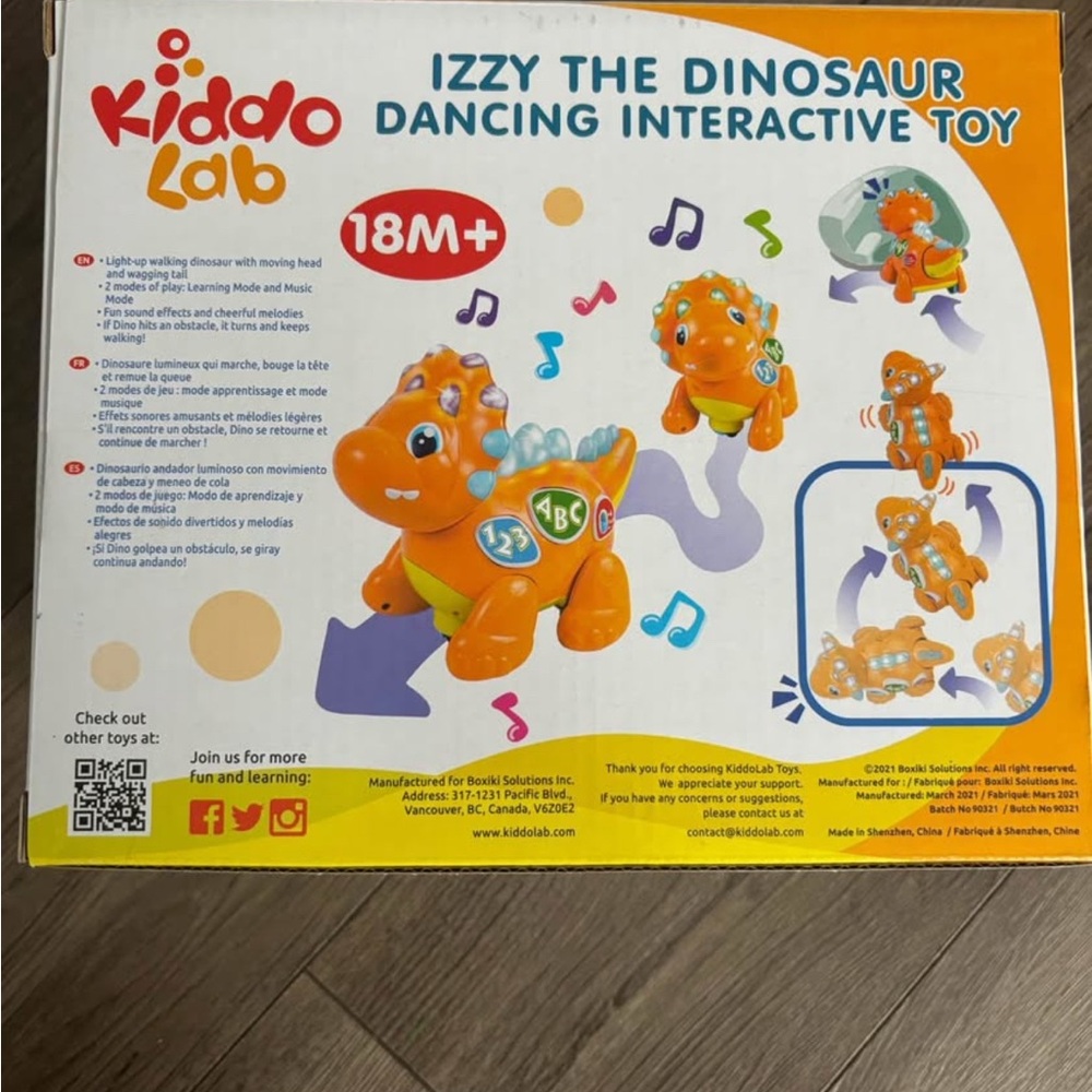 *new in box* dancing Dino